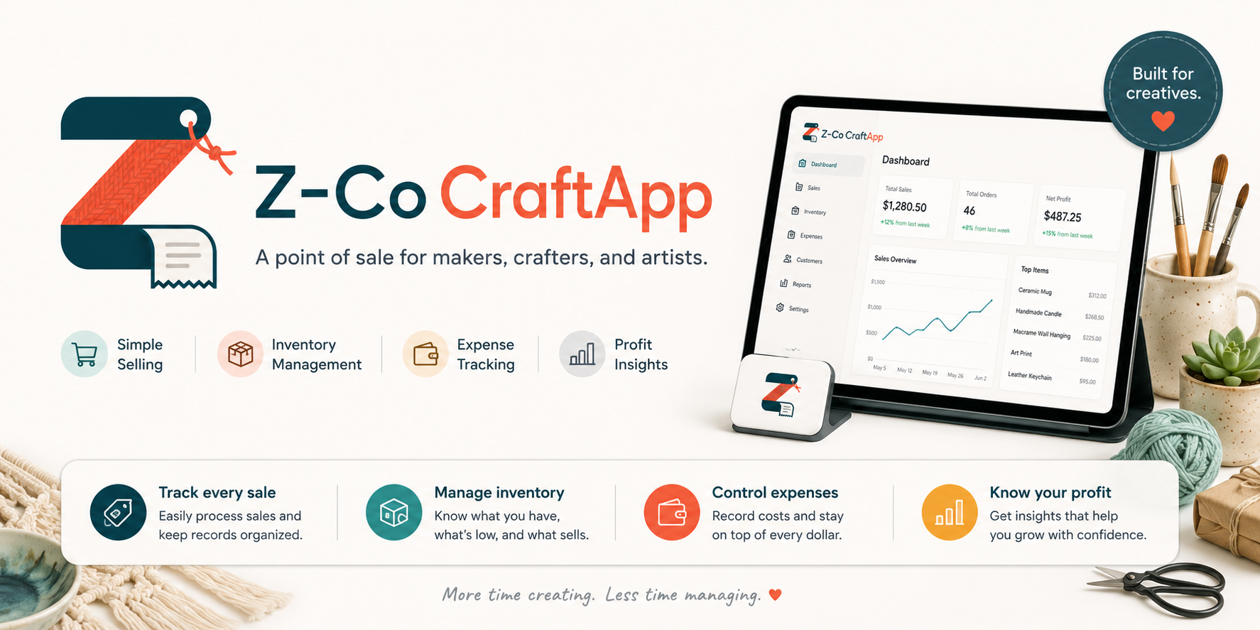 Z-Co CraftApp feature graphic